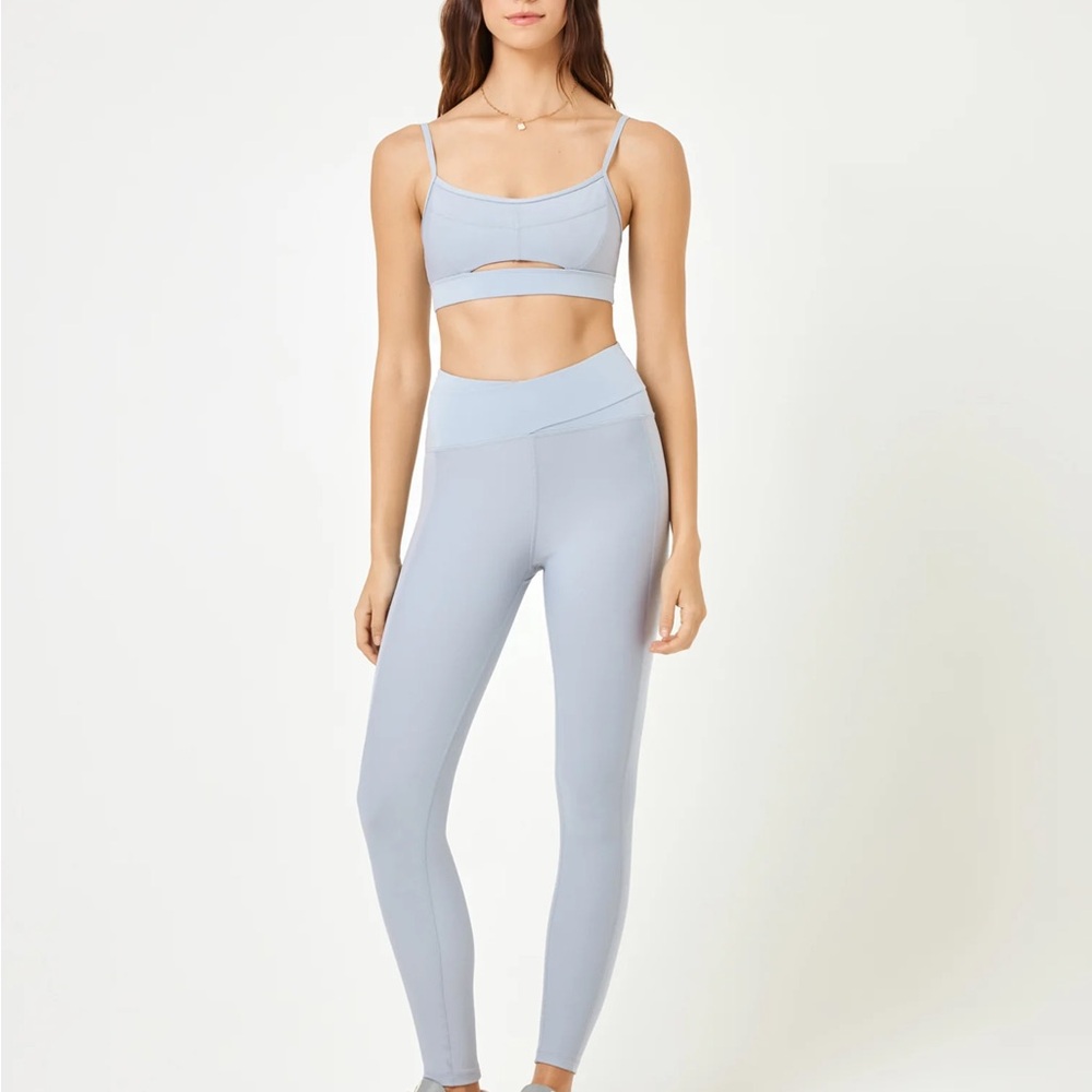 L*Space Rush Sports Bra Light Blue XL